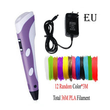 Load image into Gallery viewer, Dikale 3D Printing Pen DIY 3D Pen Pencil 3D Drawing Pen Stift PLA Filament For Kid Child Education Creative Toys Birthday Gifts